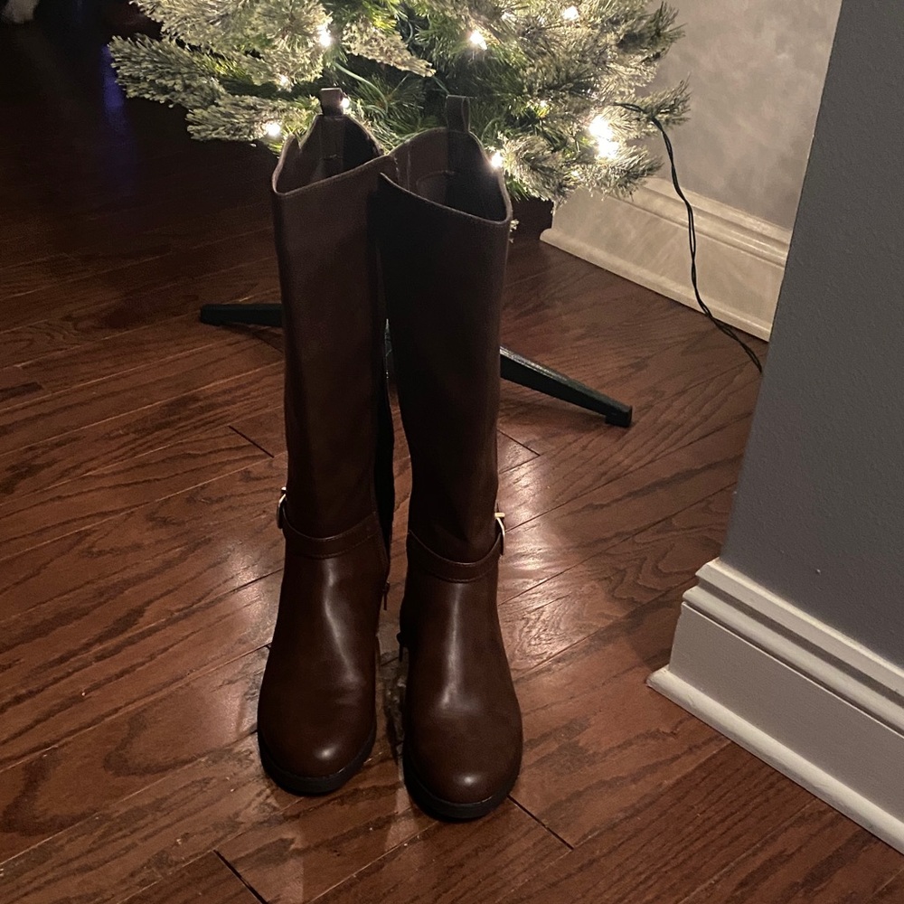 SLANE Brown Man-Made Material Boots